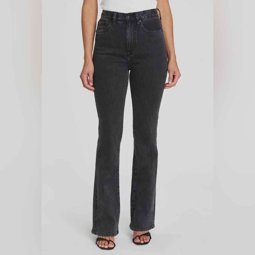 Pistola Dana High Rise Bootcut Stretch Jeans Cascade Black